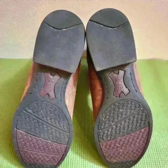 Men's Ariat cowboy roper boots, worn 1x, size 12D - Picture 11 of 12